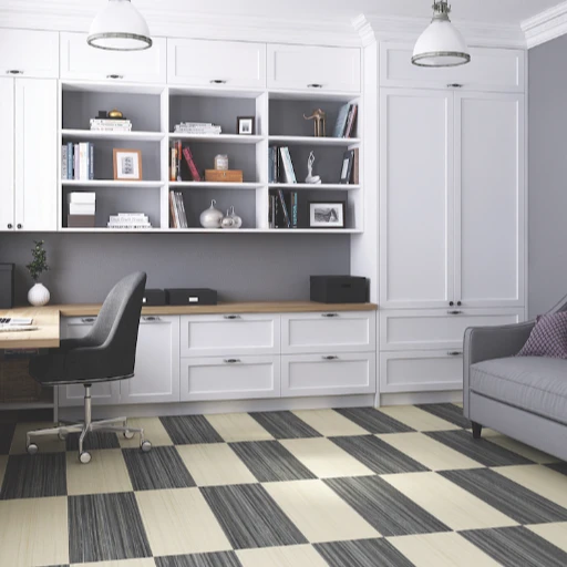 Marmoleum flooring in a Seattle home