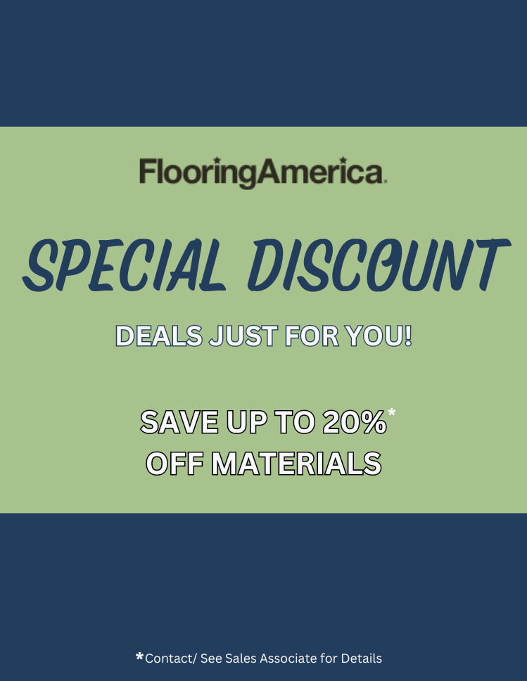 Special Discount: Up to 20% off Materials, see store for details banner